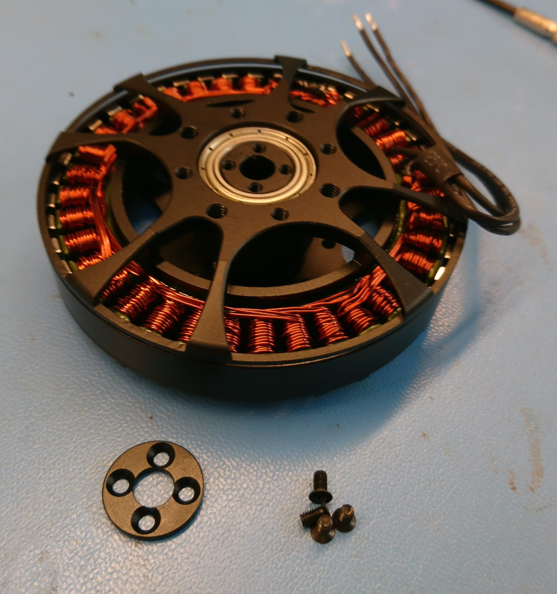 Front plate removed