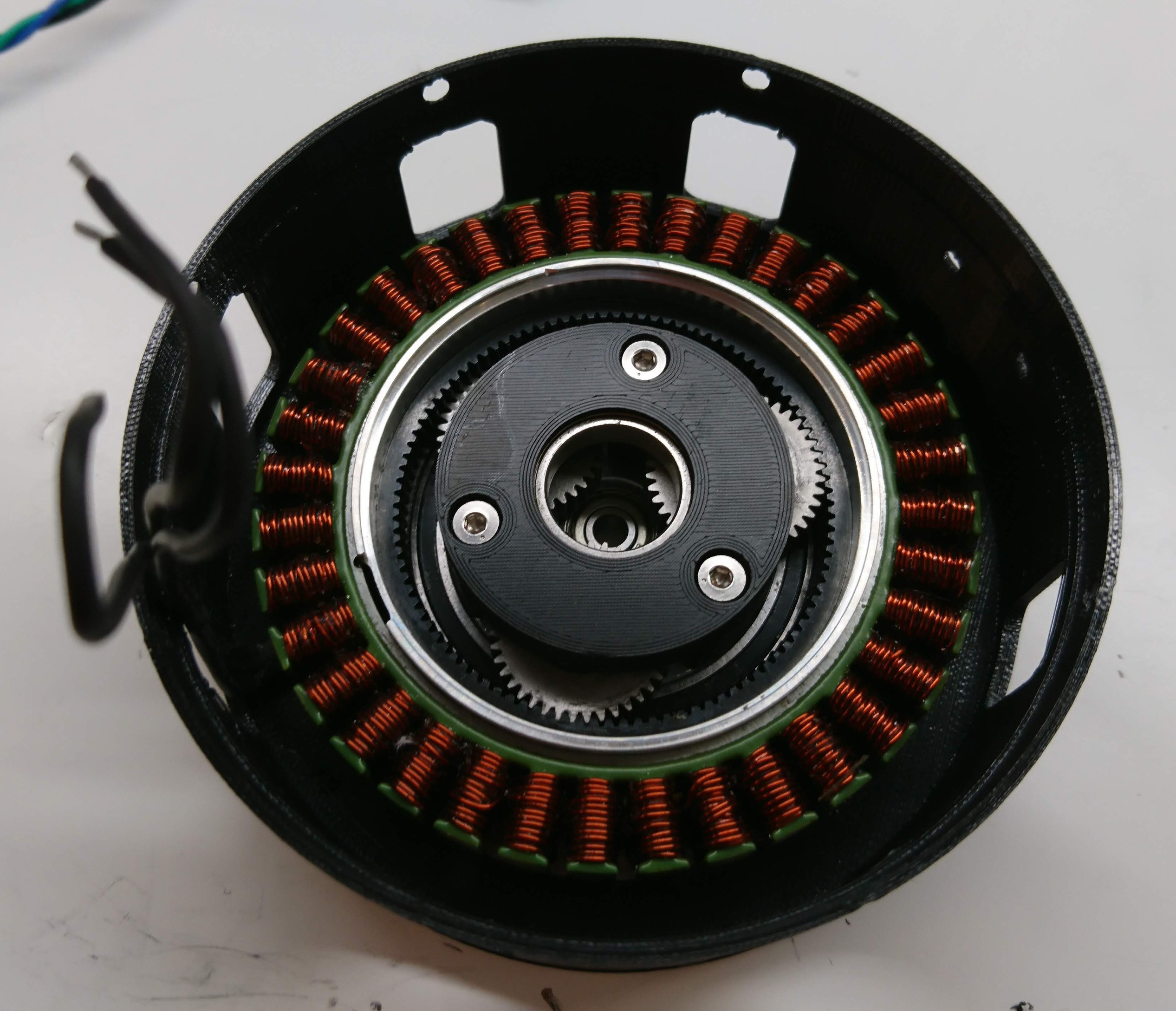 Geartrain installed