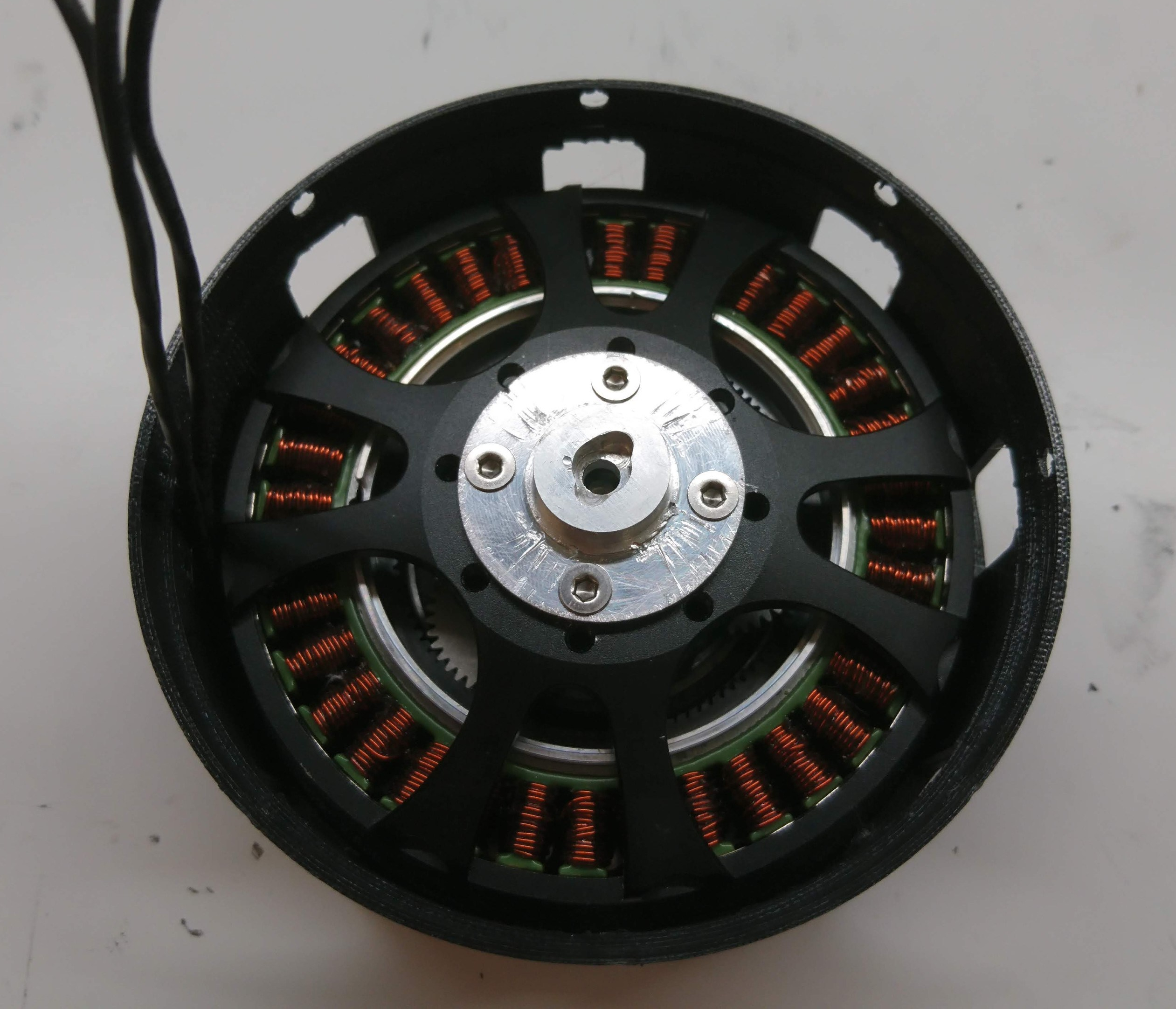 Rotor installed