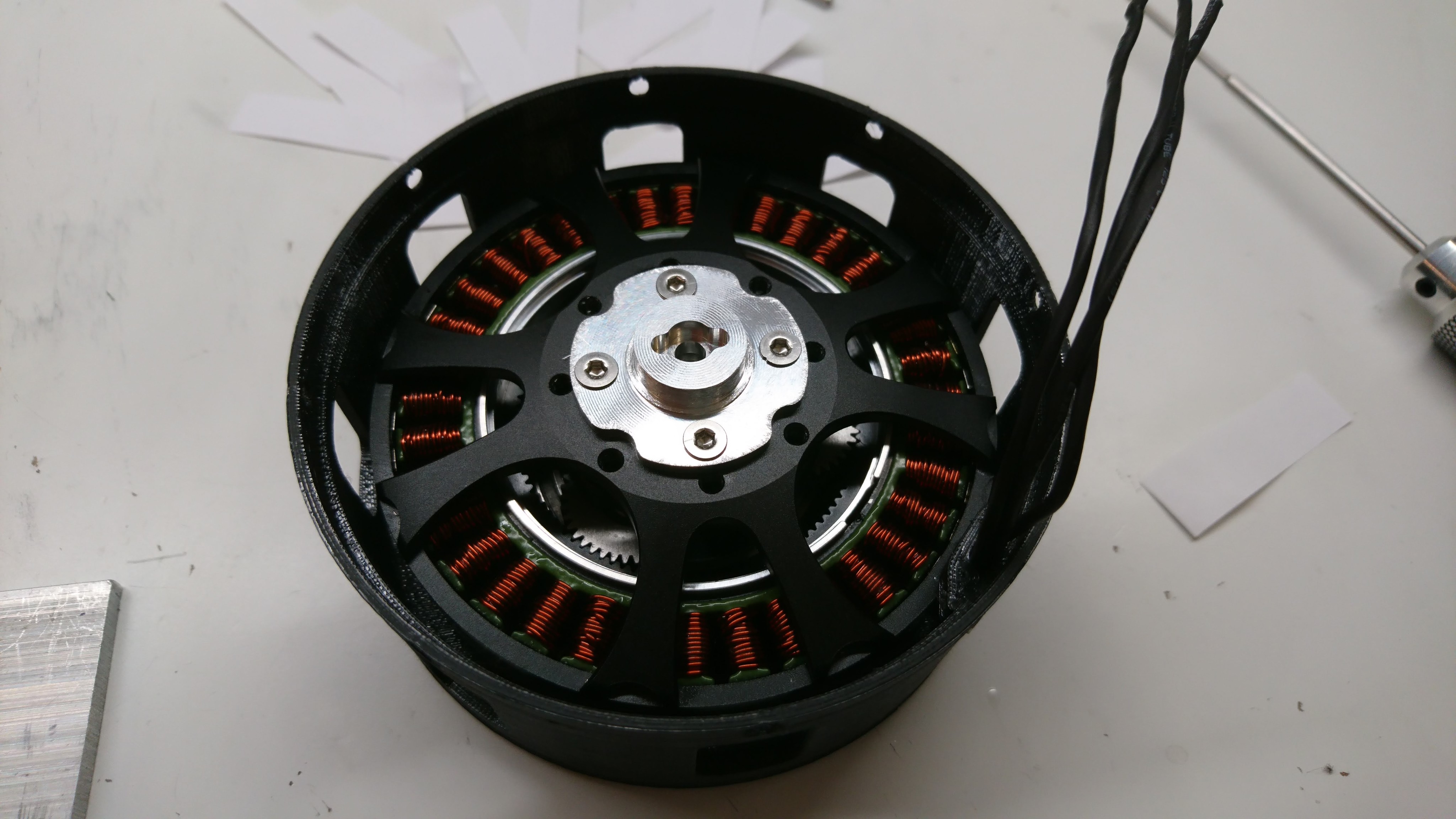 Rotor installed