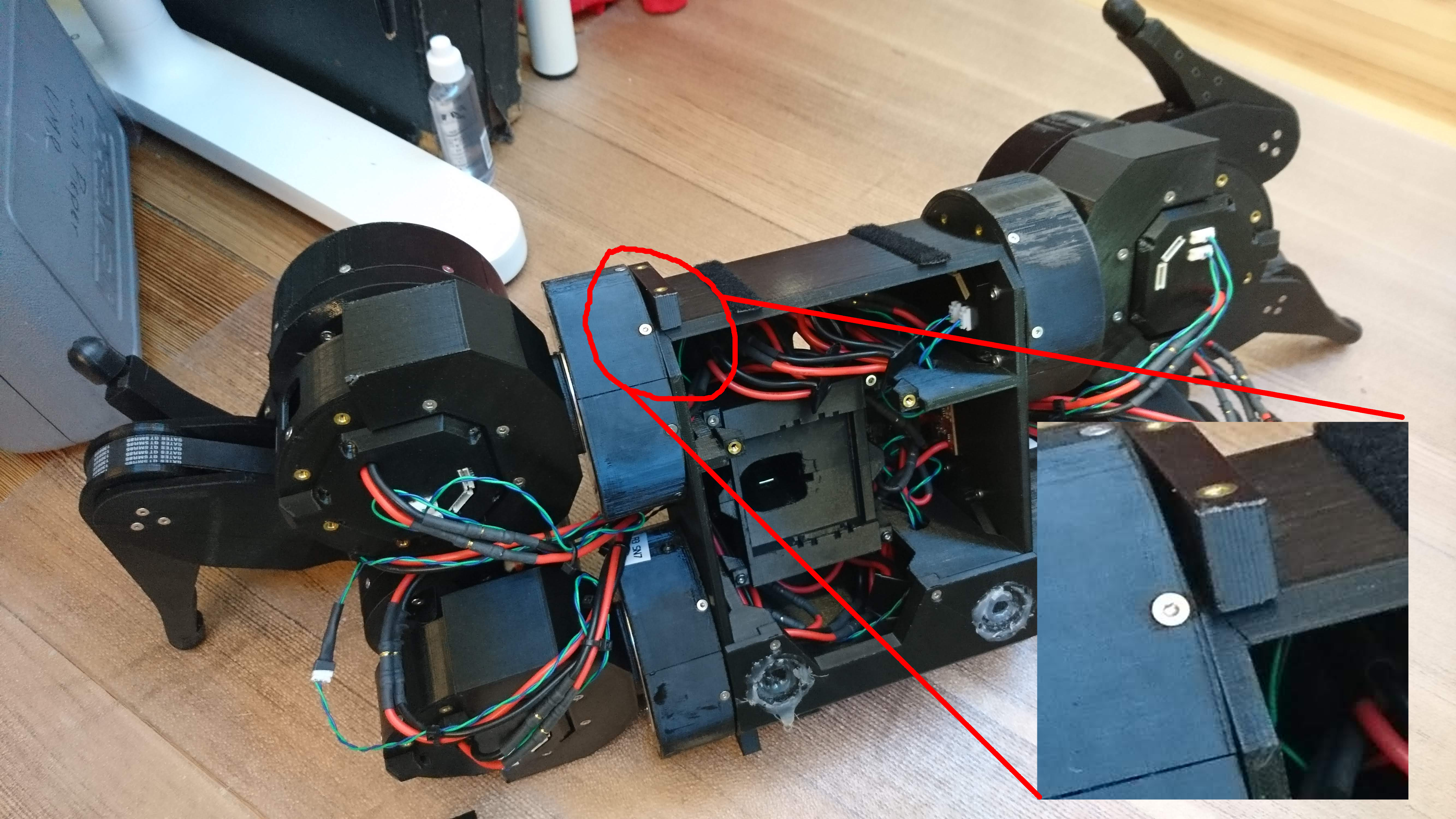 A busted robot