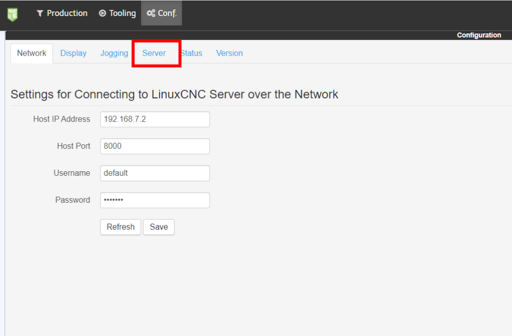 Step 2: Server