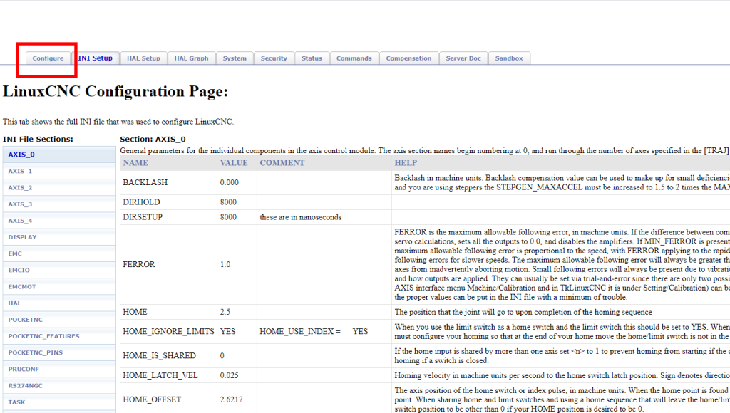 Step 4: Configure